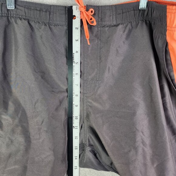 Men's Nike Black & Orange Athletic Shorts 9" Inseam Size XL - Picture 9 of 13